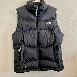 The North Face Black Puffy Vest 550 Size Medium
